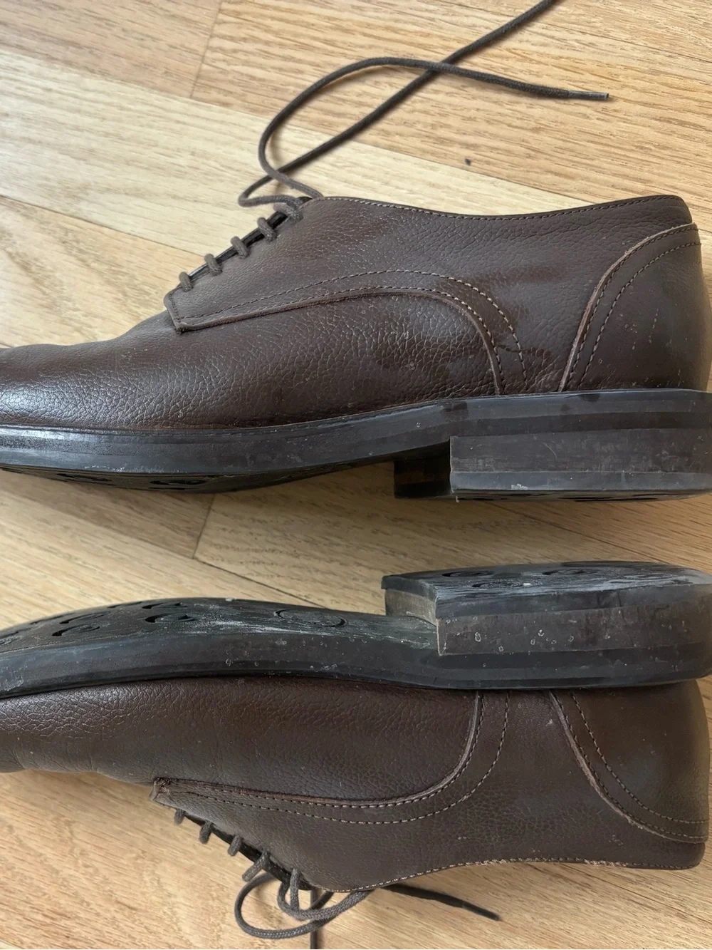 To Boot New York Brown Men's Leather Dress Shoes Made in Italy